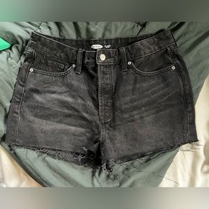Old Navy Black Jean Shorts